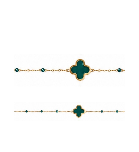 Collier fantaisie  treffle couleur | Écume d'Arcachon