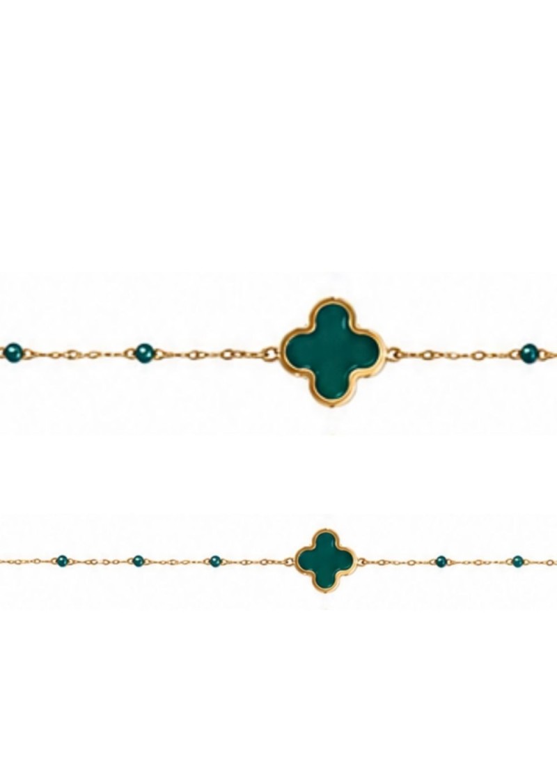 Collier fantaisie  treffle couleur | Écume d'Arcachon