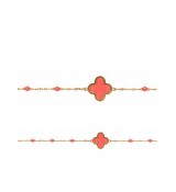 Collier fantaisie  treffle couleur | Écume d'Arcachon