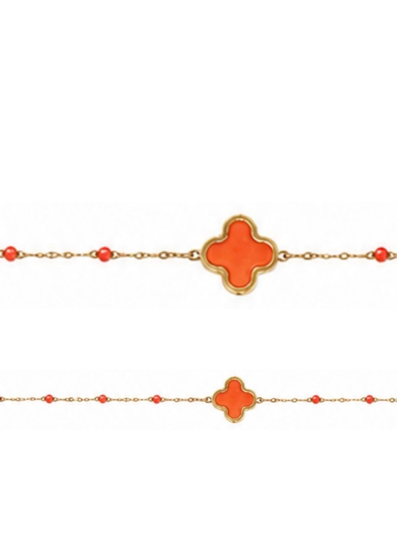 Collier fantaisie  treffle couleur | Écume d'Arcachon