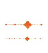 Collier fantaisie  treffle couleur | Écume d'Arcachon