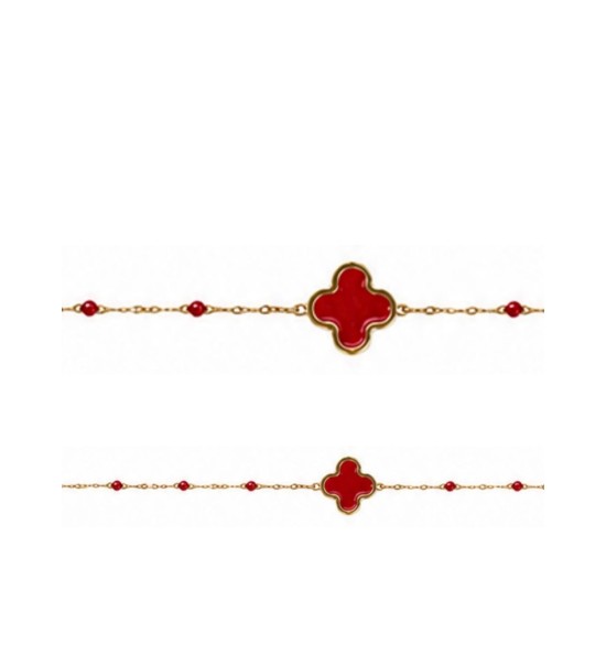 Collier fantaisie  treffle couleur | Écume d'Arcachon