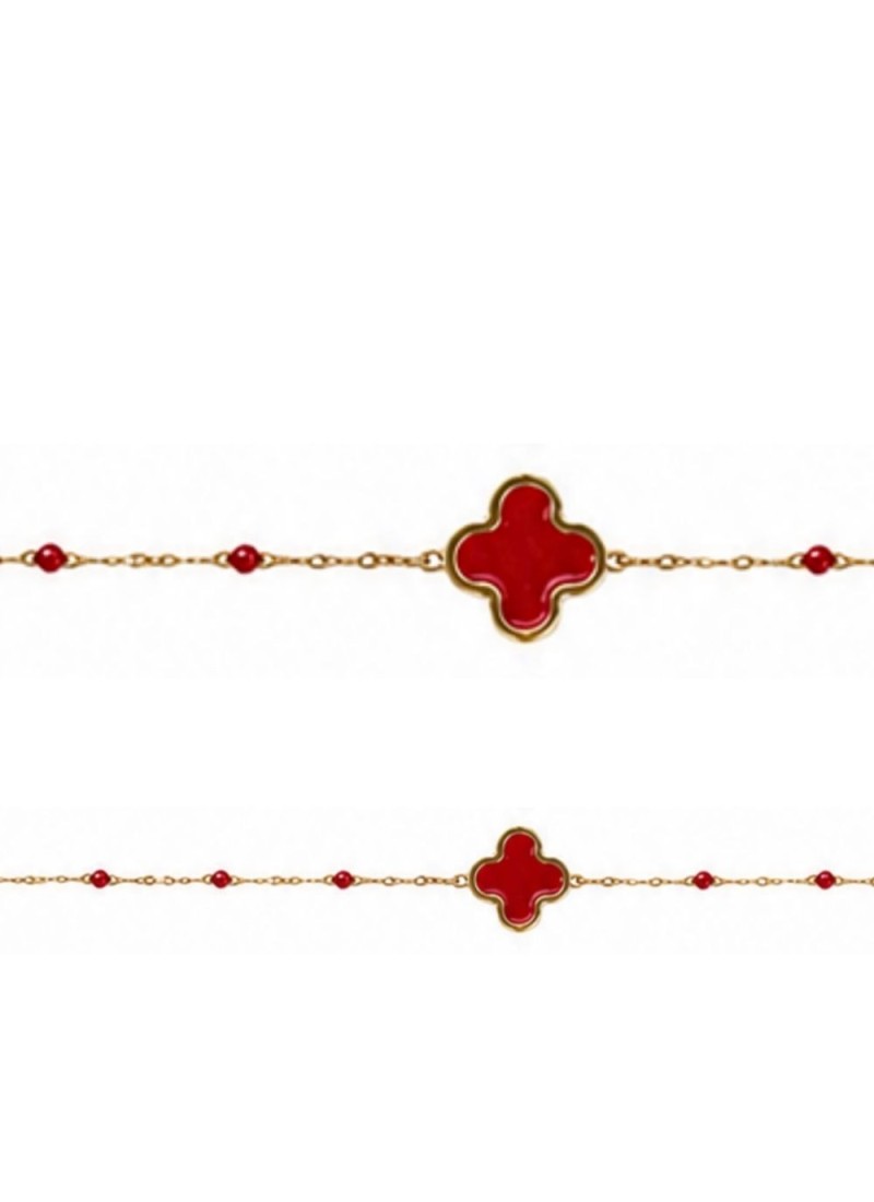 Collier fantaisie  treffle couleur | Écume d'Arcachon