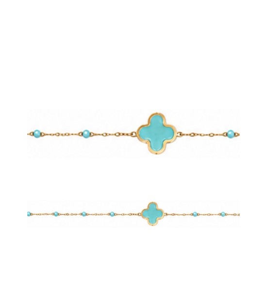 Collier fantaisie  treffle couleur | Écume d'Arcachon