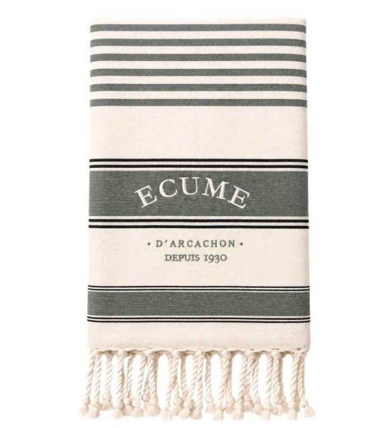 fouta basque kaki