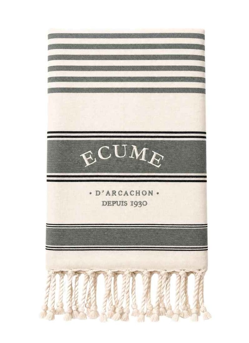 fouta basque kaki