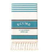 fouta turquoise arcachon linge de maison.