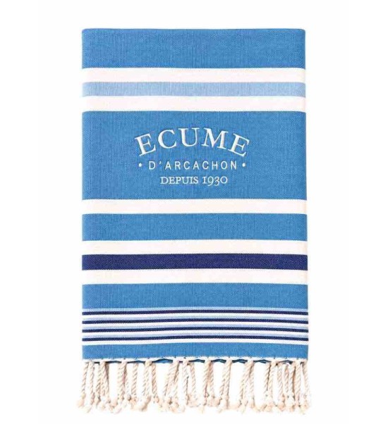 Fouta plage une plage dernière collection camaïeu de bleus piscine