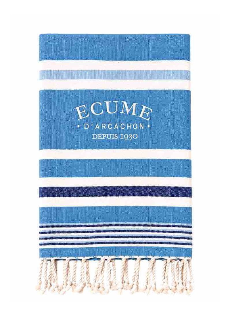 Fouta plage une plage dernière collection camaïeu de bleus piscine