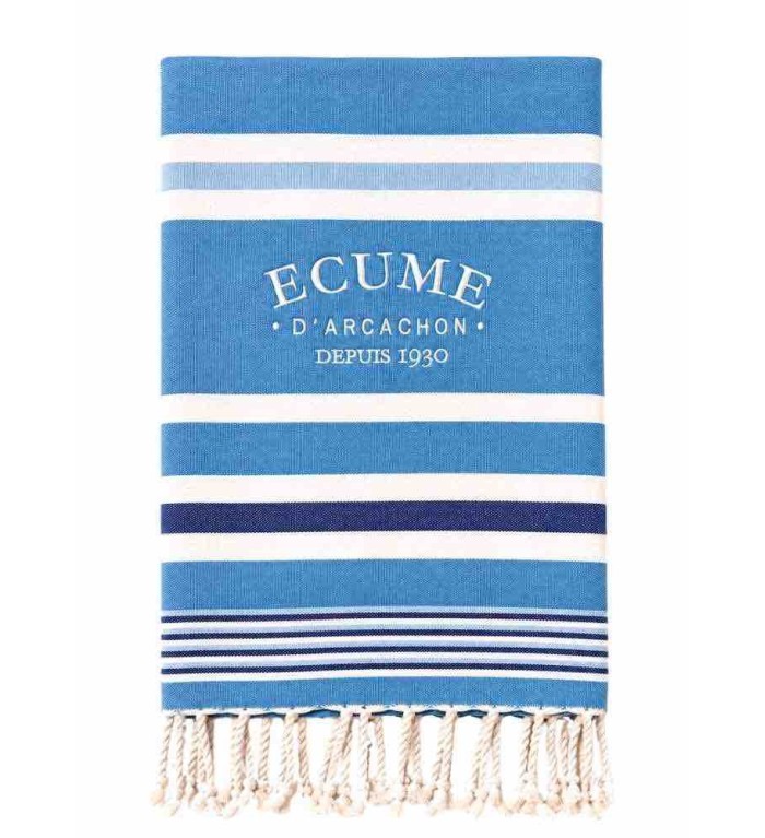 Fouta plage une plage dernière collection camaïeu de bleus piscine