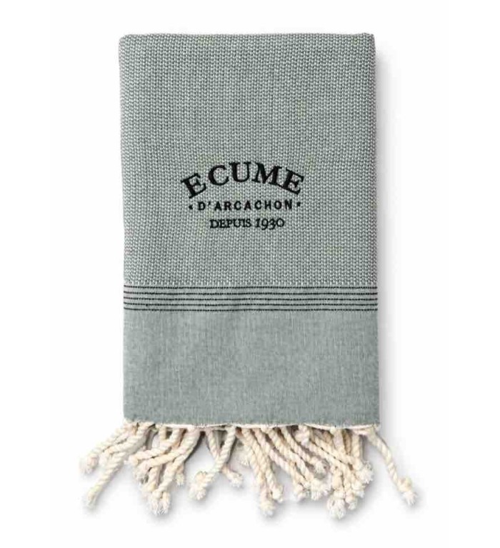 Fouta Unie Pied-de-Lion – Élégante et Résistante | Écume d’Arcachon