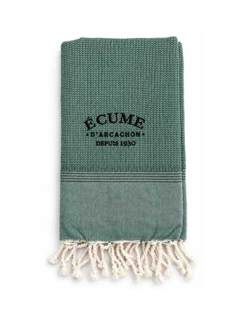 Fouta Unie Pied-de-Lion – Élégante et Résistante | Écume d’Arcachon