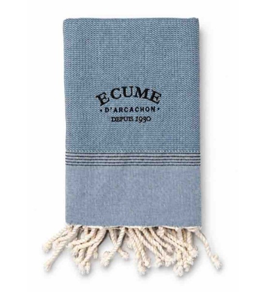 Fouta Unie Pied-de-Lion – Élégante et Résistante | Écume d’Arcachon