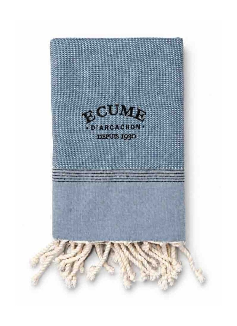 Fouta Unie Pied-de-Lion – Élégante et Résistante | Écume d’Arcachon