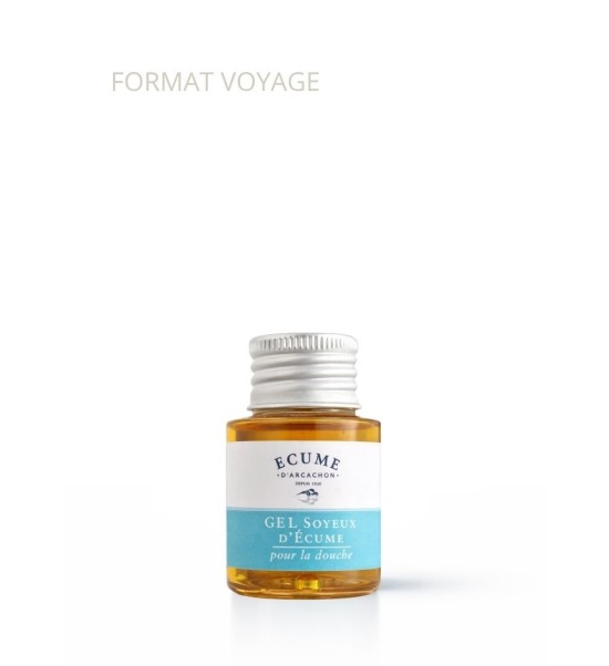 Gel de douche naturel petite taille. Écume d'Arcachon.