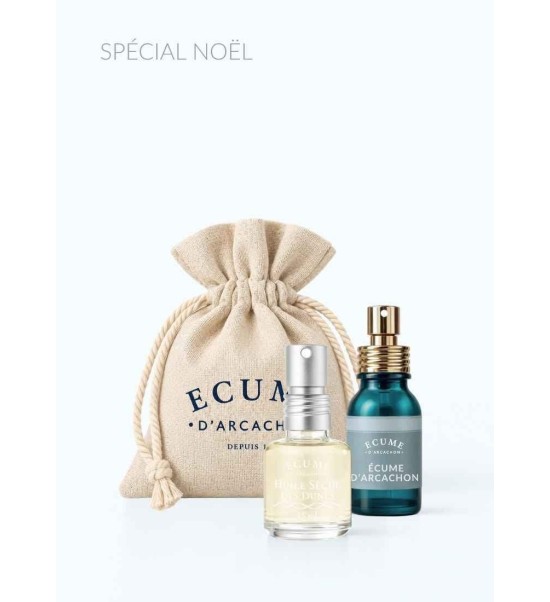 Coffret petit prix soin er parfum Écume d'Arcachon.