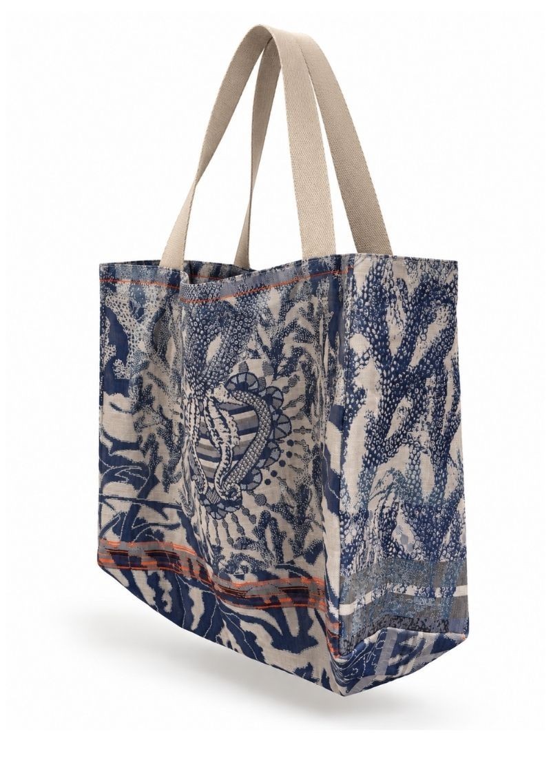 Reversible Seahorse Tote Bag – Écume d’Arcachon x Létol