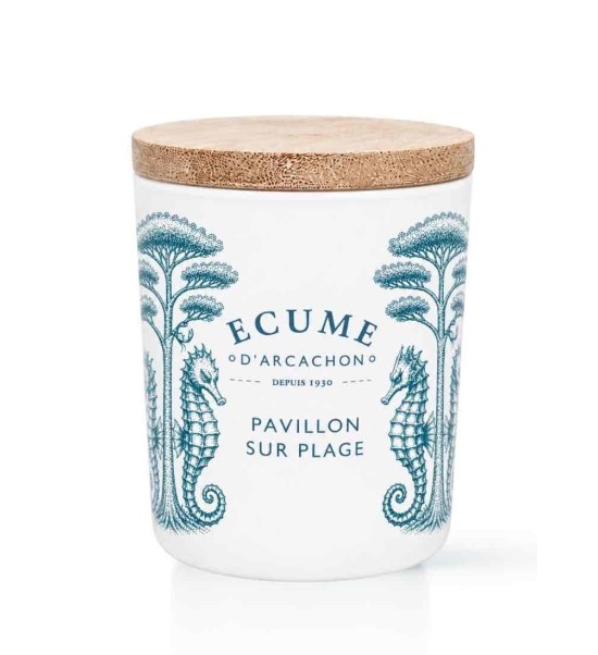 Nouveau parfum Pavillon sur plage aux accents de figues et de mer.