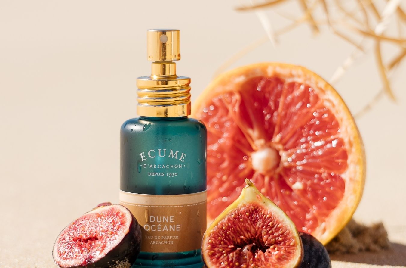 Parfum fruité de plages. Dunes océanes