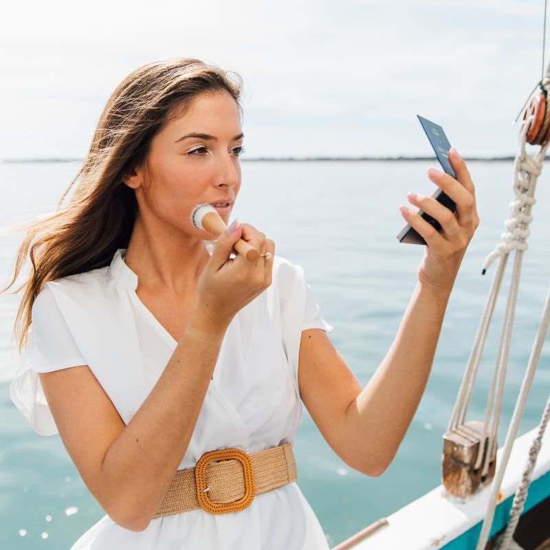 Maquillage teint parfait Écume d'Arcachon