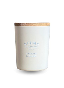 Bougie l'atelier d'ÉCUME. nouvelle fragrance 2025